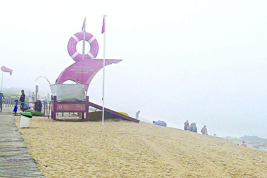 Salvamento ocorreu na praia de Canide, em Canidelo