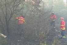 Incêndio obriga à evacuação de aldeia em Ourém