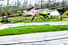 Primeiras imagens que chegam das Bahamas mostram cenário de destruição 