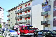 Três pessoas acabaram por ser assistidas devido à inalação de fumos 