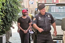 Fábio Paím foi levado da cadeia onde está detido até à PSP de Setúbal, onde prestou depoimento aos agentes policiais 