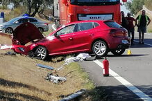 Colisão faz três feridos e corta trânsito no IP2 em Portalegre