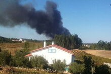 Chamas consomem povoamento florestal na Azambuja