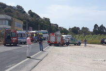 Colisão entre carro e autocarro na Malveira, em Mafra