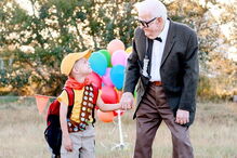 Elijah com o bisavô