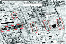Fotos de satélite divulgadas pelos EUA mostram pontos de impacto contra petrolíferas