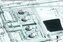 Fotos de satélite divulgadas pelos EUA mostram pontos de impacto contra petrolíferas