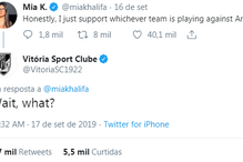 Atriz porno diz que apoia qualquer equipa que jogue contra o Arsenal e Vitória de Guimarães candidata-se