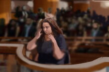 Rosa Grilo chora a falar do filho na segunda sessão do julgamento