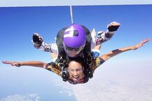 Rita Pereira a desfrutar do salto 