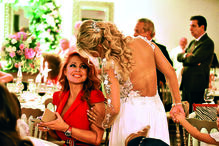 Daniela com a mulher de Jorge Mendes, Sandra