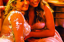 Noiva Daniela com a filha