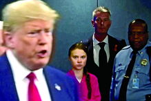 Trump ignorou Greta Thunberg 