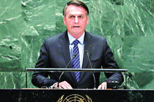 Bolsonaro discursa na ONU 