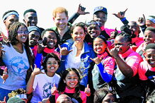 Meghan Markle tem visitado várias comunidades e associações na sua visita pela África do Sul	