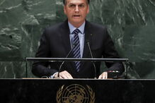Jair Bolsonaro na Assembleia da ONU