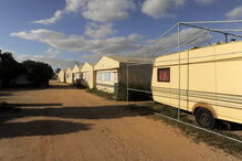  Parque campismo na Praia de Faro