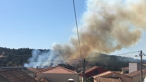 Imagens mostram incêndio em Toledo, Lourinhã