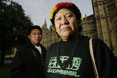 Davi Kopenawa, líder indígena brasileiro galardoado com o chamado nobel alternativo