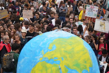 Greve pelo clima em Itália