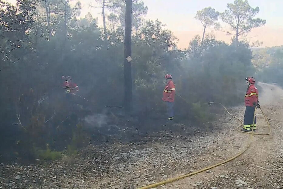 Incêndio obriga à evacuação de aldeia em Ourém