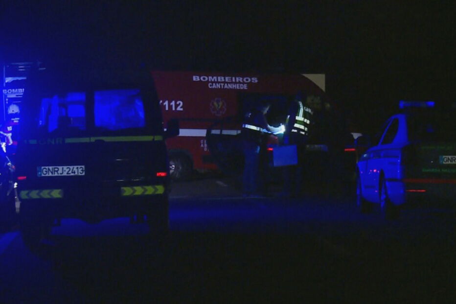 Três mortos e um ferido grave em colisão na reta da Praia da Tocha