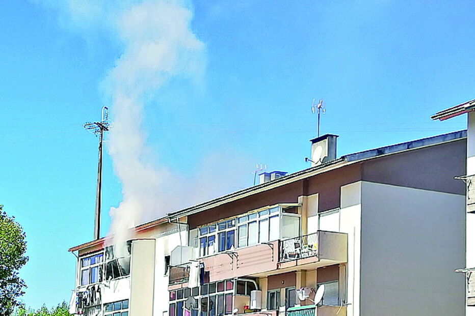 Explosão seguida de incêndio levou à retirada de moradores em Eiras, Coimbra