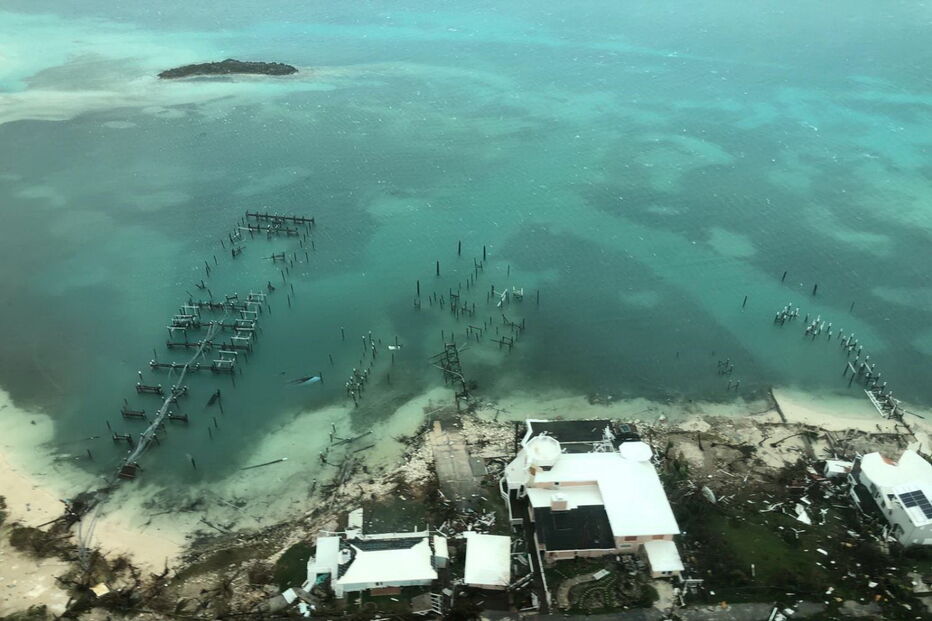 Devastação causada pelo furacão Dorian nas ilhas Ábaco