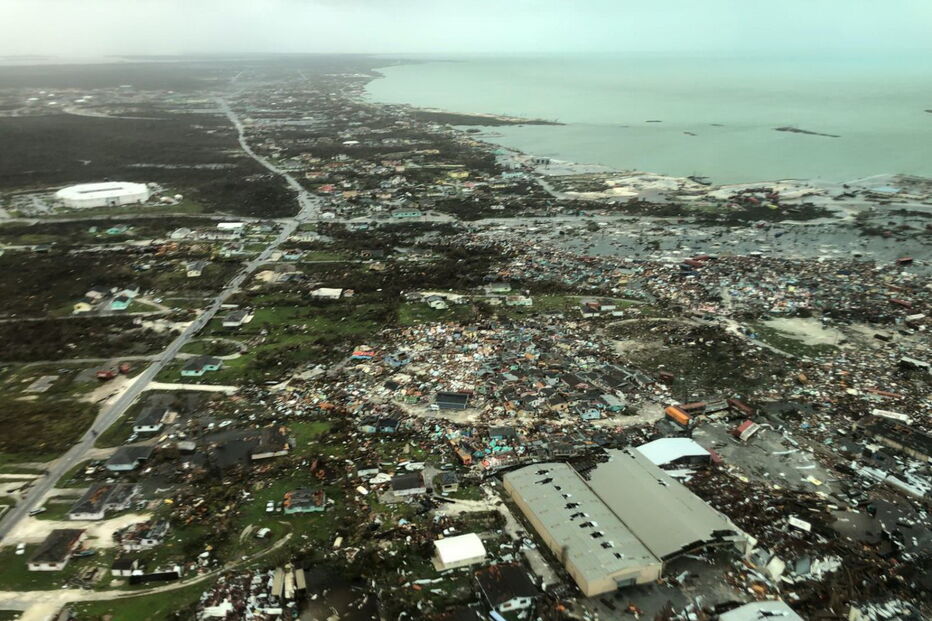 Devastação causada pelo furacão Dorian nas ilhas Ábaco