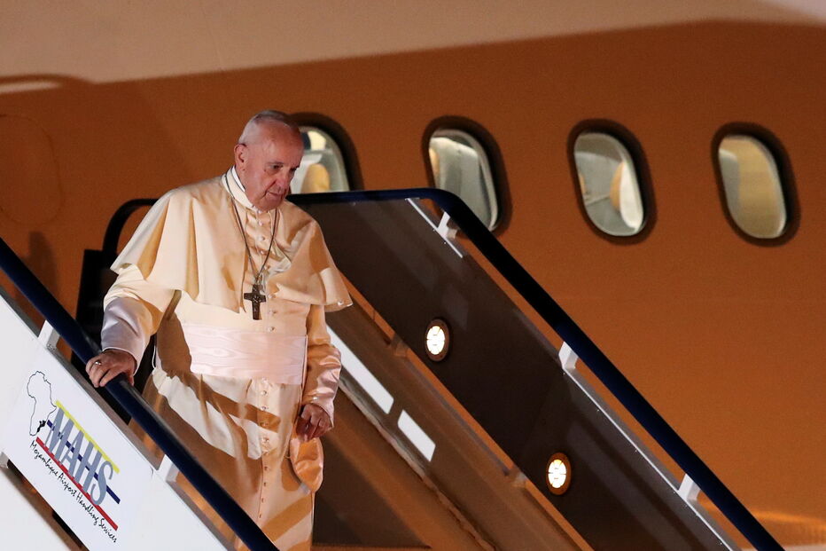 Papa Francisco já chegou a Moçambique para iniciar viagem a África