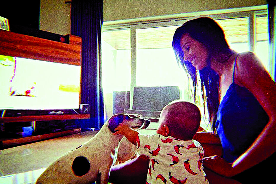 Rita Pereira dedicada ao filho   