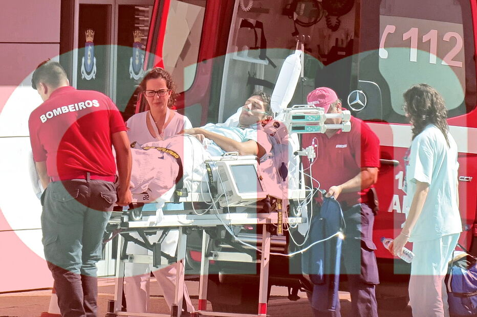 A primeira imagem de Ângelo Rodrigues após internamento que o deixou entre a vida e a morte