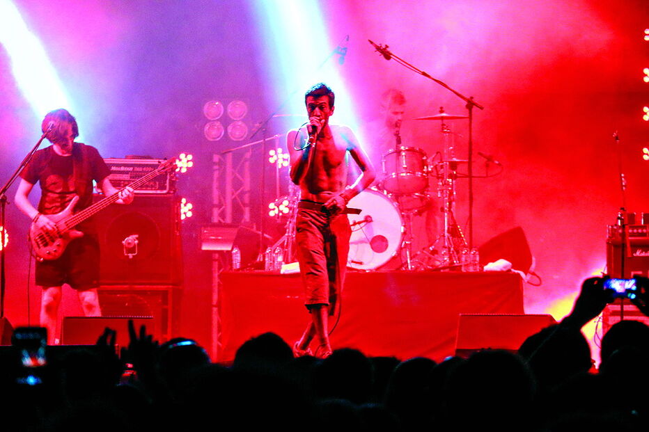 Ornatos Violeta foram, na sexta-feira, uma das bandas mais aplaudidas desta edição do Festival F, em Faro 