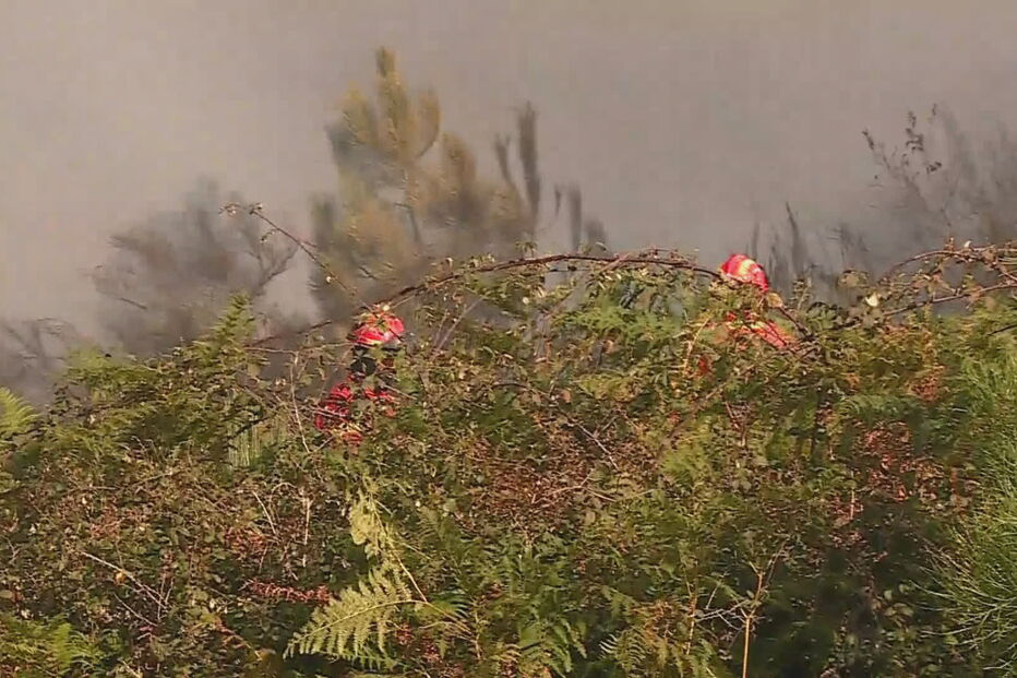 Mais de 300 bombeiros no combate às chamas em dois incêndios em Castro Daire