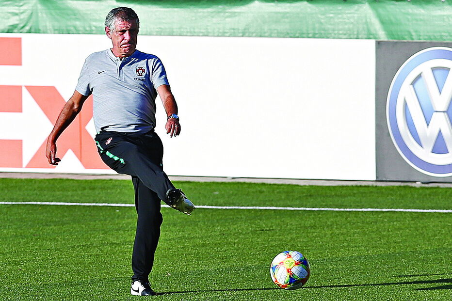Treino da Seleção Nacional