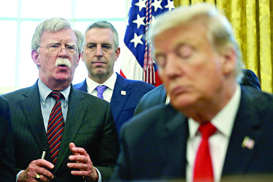 John Bolton despedido por Trump