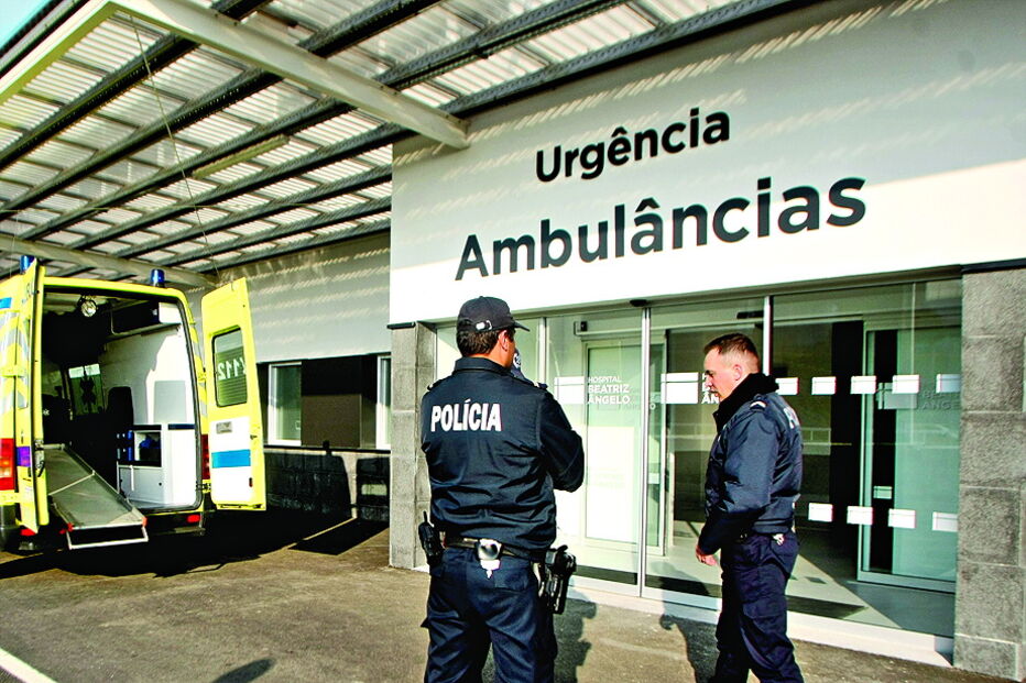 PSP encontrou-o no hospital  