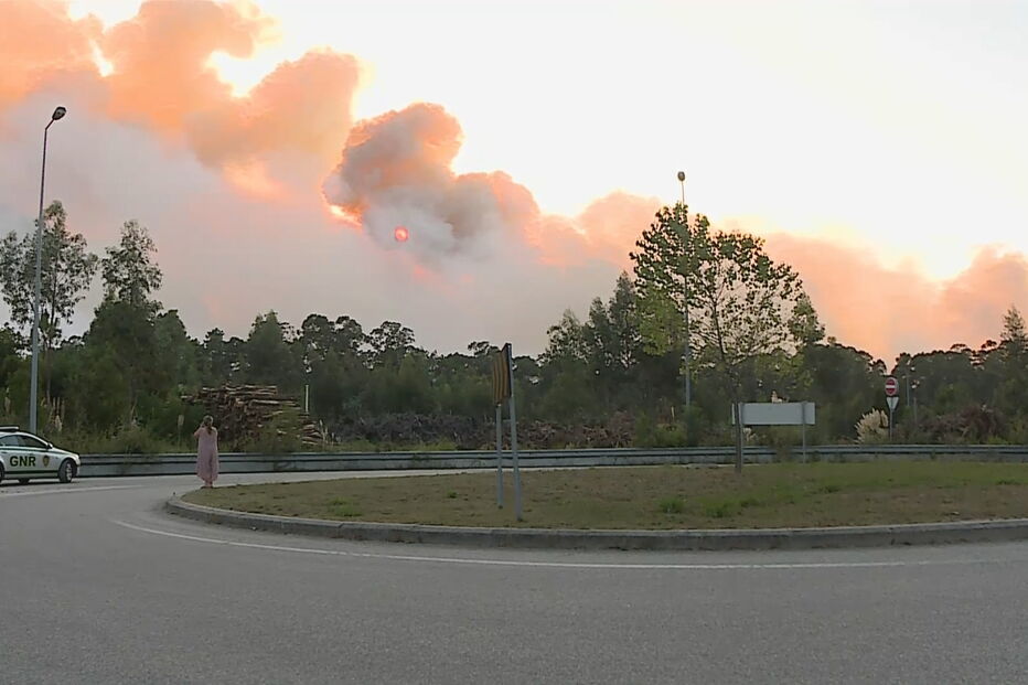 Incêndio em Ovar obrigou ao corte da A1 nos dois sentidos