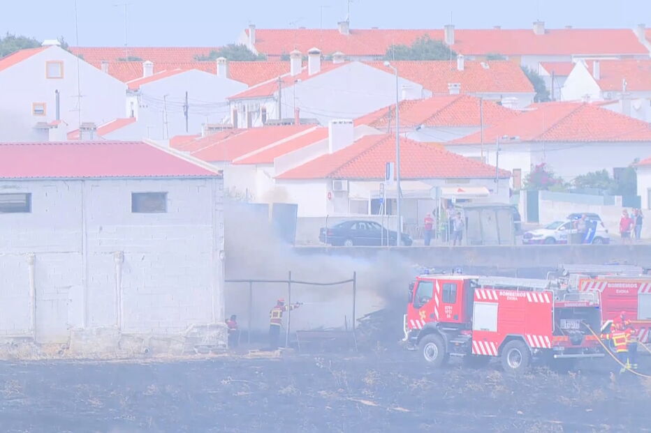 Incêndio em Évora