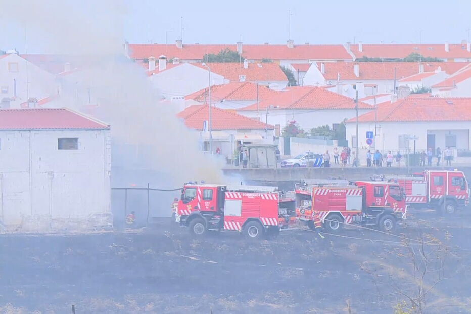 Incêndio em Évora