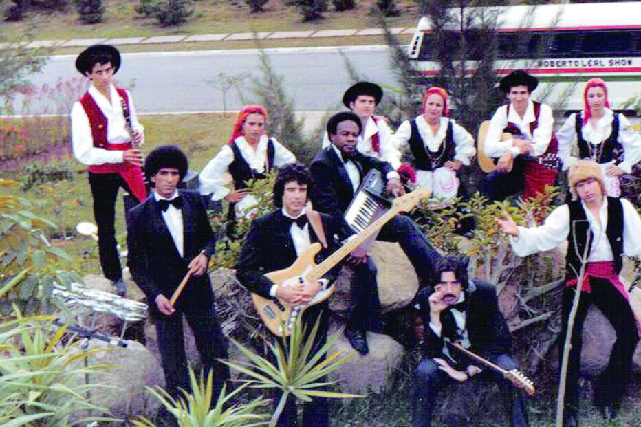 Roberto Leal em 1980 com uma das suas primeiras bandas