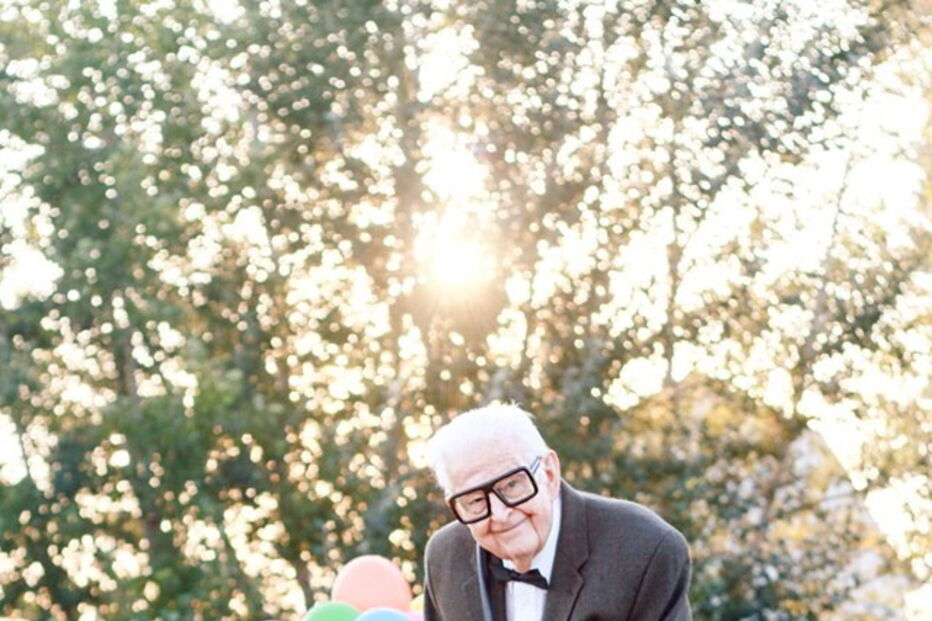 Elijah com o bisavô