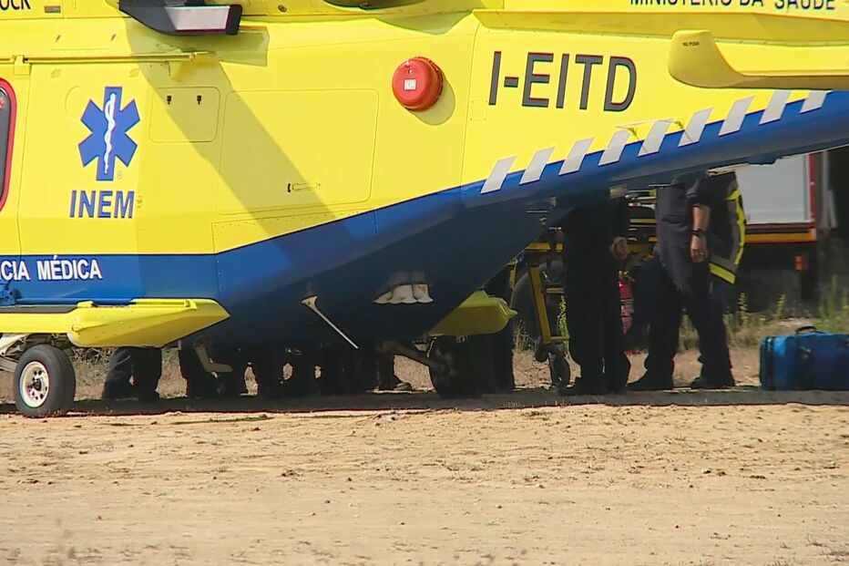 Explosão em empresa da Benedita provoca queimaduras graves num trabalhador