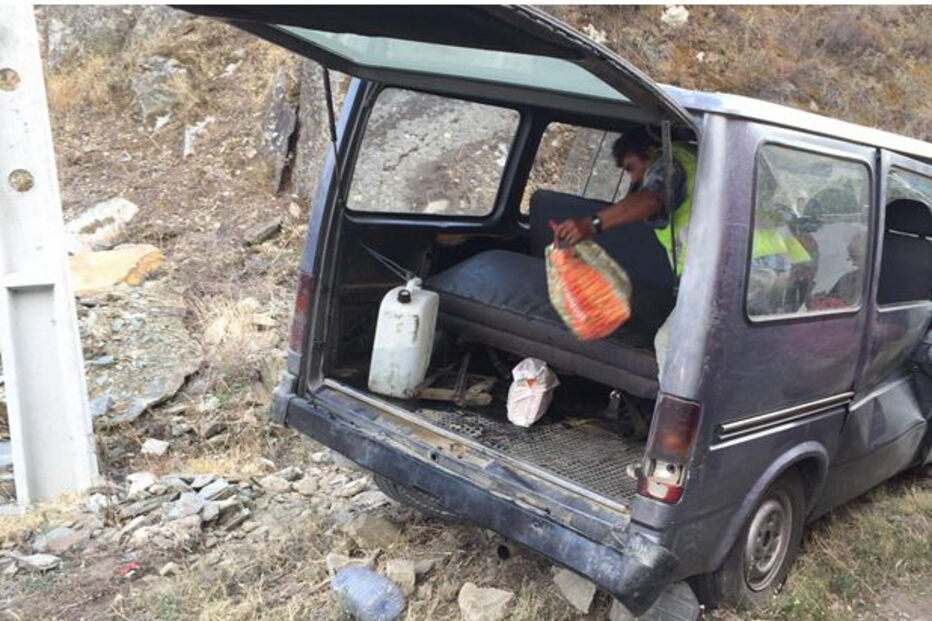  Cinco feridos após despiste de carrinha em Tabuaço