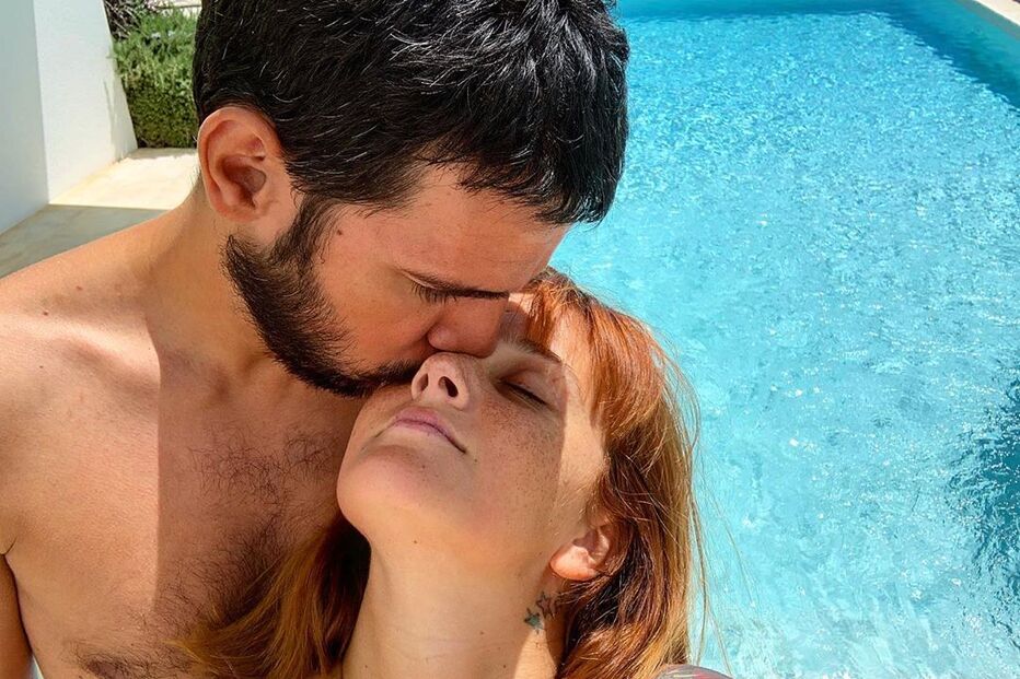 Carolina Deslandes e o pai dos seus filhos, Diogo Clemente