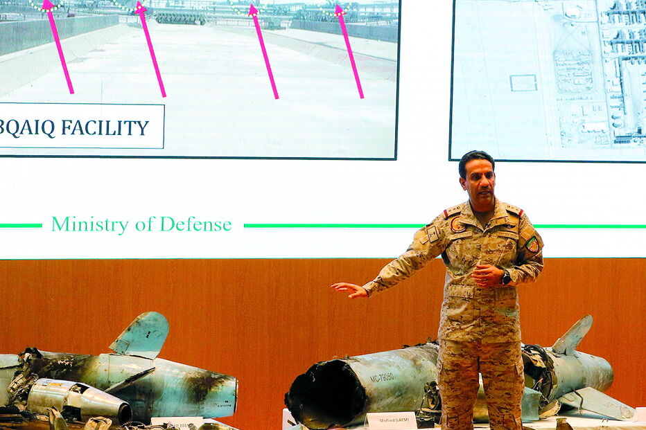 Governo saudita mostrou destroços de mísseis e drones iranianos