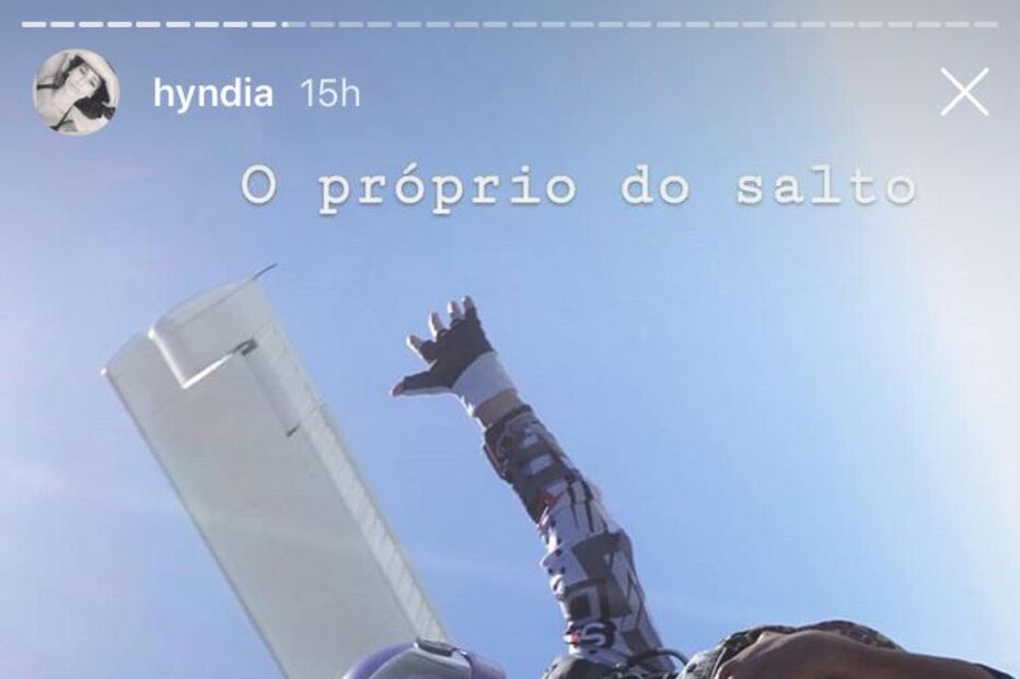 O grande salto de paraquedas de Rita Pereira