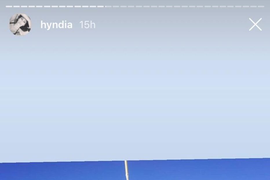 Rita Pereira a desfrutar do salto 