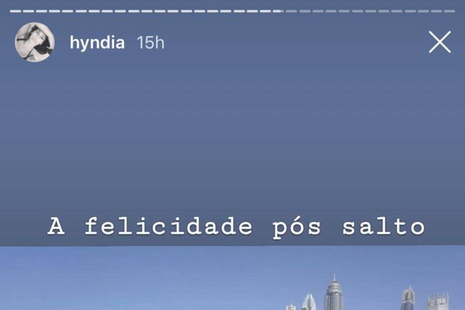 Depois do salto de paraquedas