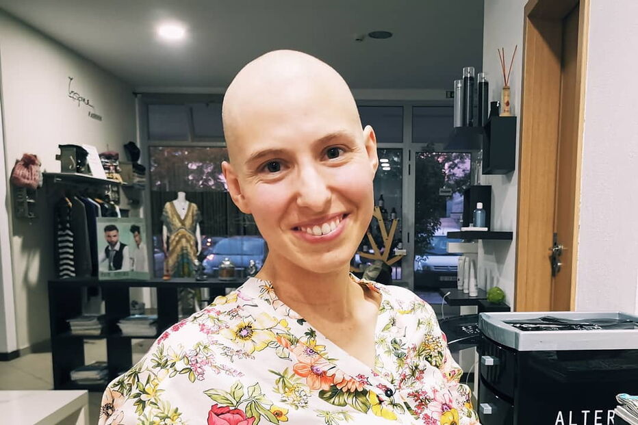 Joana, bloguer dos 'HoneyMooners' rapou o cabelo na luta contra o cancro